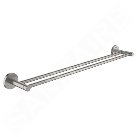 Grohe Essentials - Double barre pour serviettes, supersteel 40802DC1