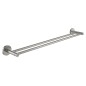 Grohe Essentials - Double barre pour serviettes, supersteel 40802DC1