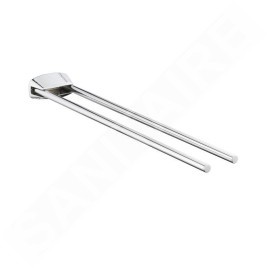 Keuco City.2 - Porte-serviettes double, longueur 43 cm, chrome 02718010000
