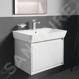 Ideal Standard IOM Square - Porte-savon avec support, verre mat / chrome E2201AA