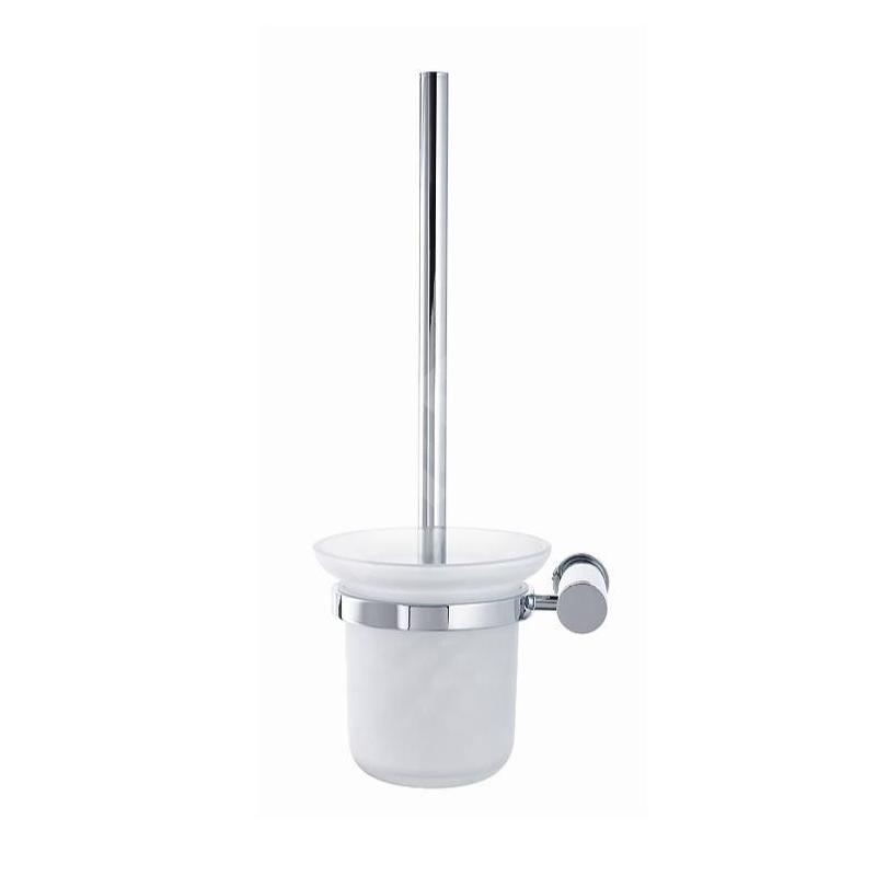 Duravit D-Code - Brosse de toilette murale, verre mat/chrome 0099271000