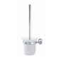 Duravit D-Code - Brosse de toilette murale, verre mat/chrome 0099271000