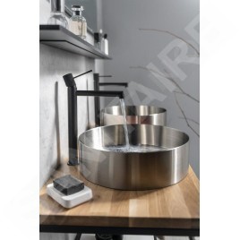 Sapho Solaris - Mitigeur de lavabo, noir mat WD006B