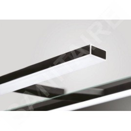 Sapho Éclairage - Luminaire LED Esther, 500x14x107 mm, 8 W, noir E27586CI
