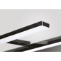 Sapho Éclairage - Luminaire LED Esther, 500x14x107 mm, 8 W, noir E27586CI Sapho Éclairage - Luminaire LED Esther, 500x14x107 mm, 8 W, noir E27586CI