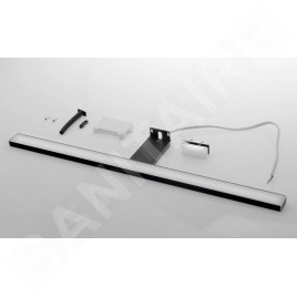 Sapho Éclairage - Luminaire LED Esther, 500x14x107 mm, 8 W, noir E27586CI