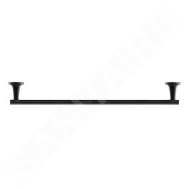 Duravit Starck T - Porte-serviettes, longueur 600 mm, noir mat 0099424600