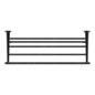 Duravit Starck T - Porte-serviettes, longueur 600 mm, noir mat 0099444600