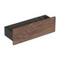 Geberit Smyle Square - Étagère 450 mm, lave / noyer hickory 500.362.JR.1