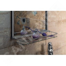 Sapho Miroirs - Miroir Tiga 480x670 mm, avec tablette, chromé HZ202