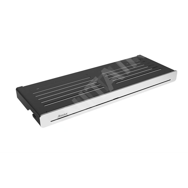 Ravak Slim - Étagère 278x103 mm, noir / chrome X07P575