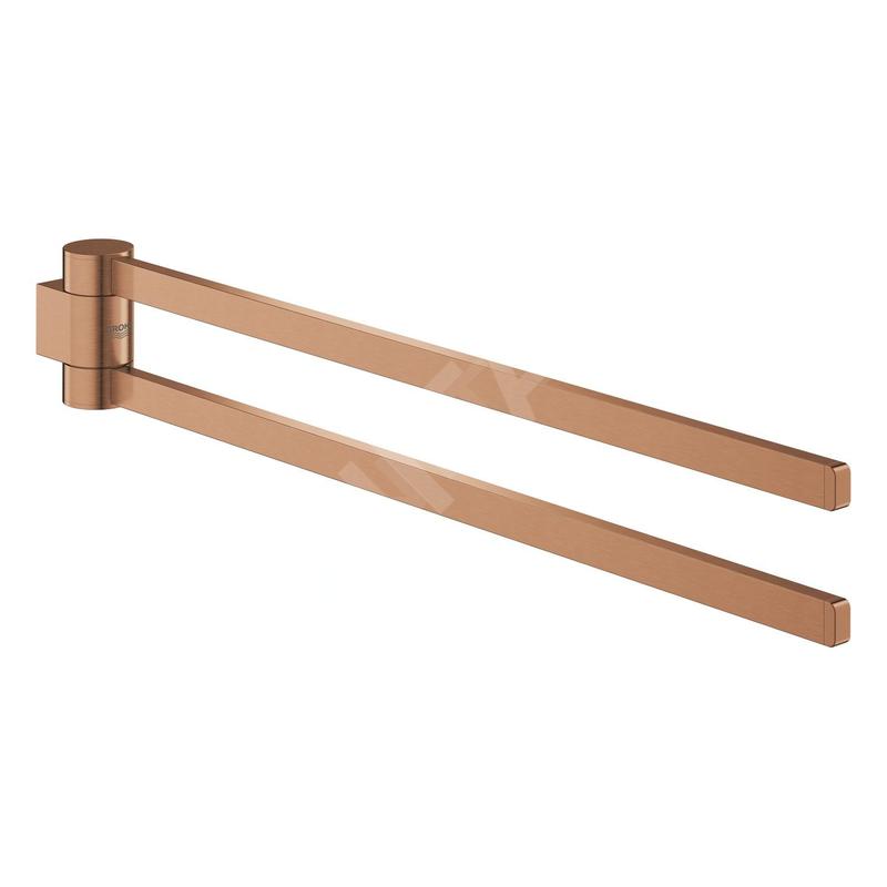 Grohe Selection - Porte-serviettes double, rotatif, Warm Sunset brossé 41063DL0