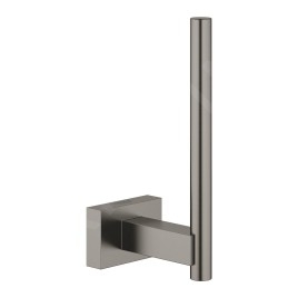Grohe Essentials Cube - Porte-rouleaux de rechange, Hard Graphite brossé 40623AL1