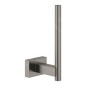 Grohe Essentials Cube - Porte-rouleaux de rechange, Hard Graphite brossé 40623AL1