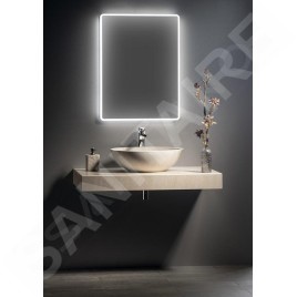 Sapho Miroirs - Miroir Piri avec rétroéclairage LED, 600x800 mm PR600