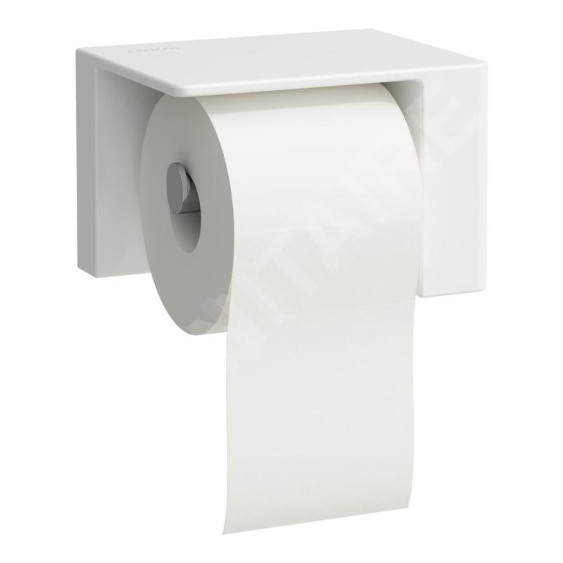 Laufen VAL - Porte-papier toilette avec couvercle, blanc H8722810000001