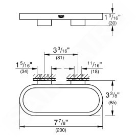 Grohe Selection - Porte-serviettes, Hard Graphite 41035A00