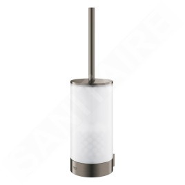 Grohe Selection - Brosse de toilette avec support mural, verre/Hard Graphite brossé 41076AL0