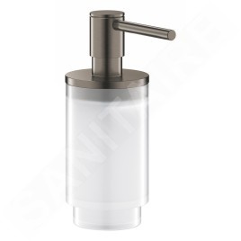 Grohe Selection - Distributeur de savon liquide, verre/Hard Graphite brossé 41028AL0