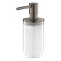 Grohe Selection - Distributeur de savon liquide, verre/Hard Graphite brossé 41028AL0