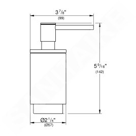 Grohe Selection - Distributeur de savon liquide, verre/Warm Sunset 41028DA0
