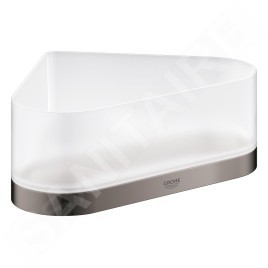 Grohe Selection - Panier d'angle avec support, Hard Graphite 41038A00