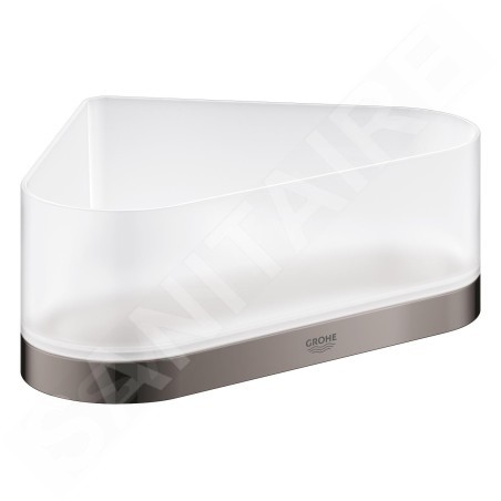 Grohe Selection - Panier d'angle avec support, Hard Graphite 41038A00