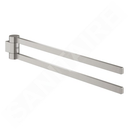 Grohe Selection - Porte-serviettes double, rotatif, supersteel 41063DC0