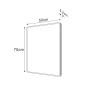 Sapho Miroirs - Miroir Piri avec rétro-éclairage LED, 500x700 mm PR500