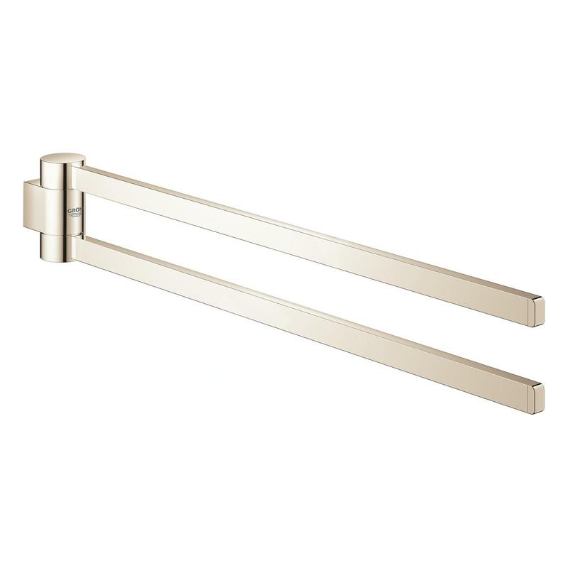 Grohe Selection - Porte-serviettes double, rotatif, nickel poli 41063BE0