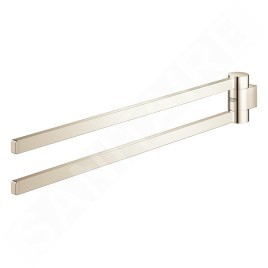 Grohe Selection - Porte-serviettes double, rotatif, nickel poli 41063BE0