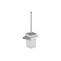 Ravak 10° - Brosse WC avec support, chrome / verre X07P330 Ravak 10° - Brosse WC avec support, chrome / verre X07P330