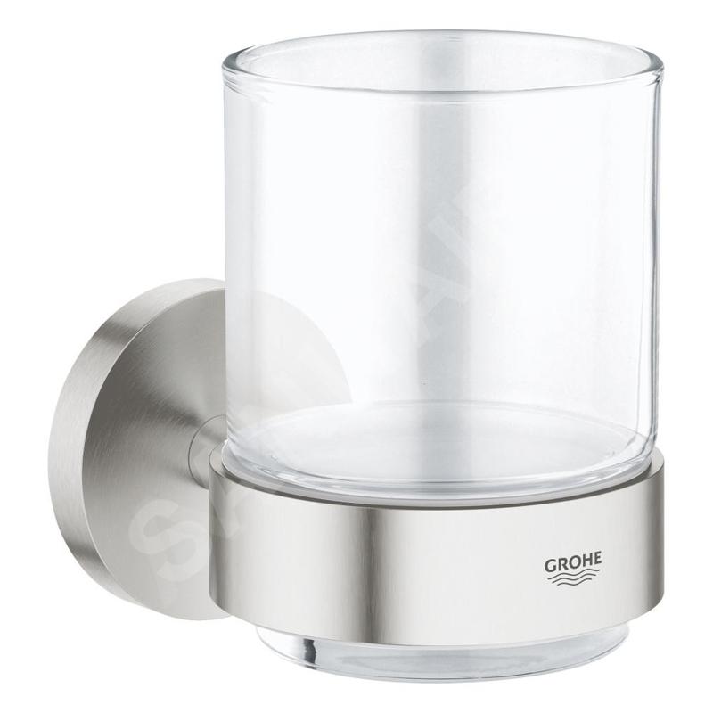 Grohe Essentials - Porte-verre, supersteel 40447DC1