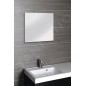 Aqualine Accessoires - Miroir 800x800 mm, sans poignée 22498 Aqualine Accessoires - Miroir 800x800 mm, sans poignée 22498