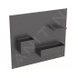 Geberit Accessoires - Tableau magnétique avec compartiments, 449x388 mm, lave mat 500.649.JK.2