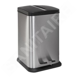 Sanela Poubelles en inox - Poubelle en inox, 6 litres, mat SLZN 78X
