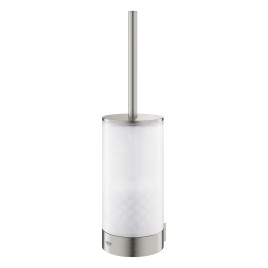 Grohe Selection - Brosse de toilette avec support mural, verre/supersteel 41076DC0