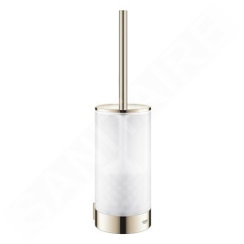 Grohe Selection - Brosse de toilette avec support mural, verre/nickel poli 41076BE0