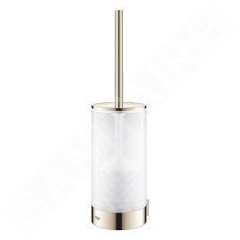 Grohe Selection - Brosse de toilette avec support mural, verre/nickel poli 41076BE0