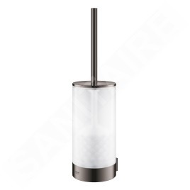 Grohe Selection - Brosse de toilette avec support mural, verre/Hard Graphite 41076A00