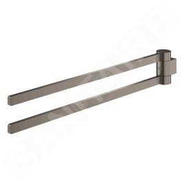 Grohe Selection - Porte-serviettes double, rotatif, Hard Graphite brossé 41063AL0