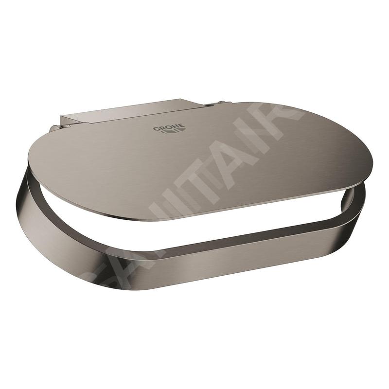 Grohe Selection - Porte-rouleaux WC, Hard Graphite brossé 41069AL0