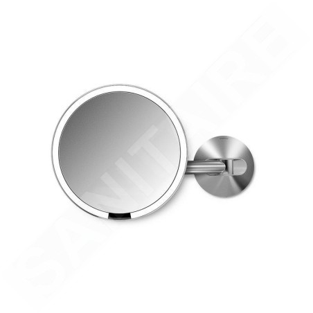 Simplehuman Miroirs cosmétiques - Miroir de maquillage avec éclairage LED, inox mat ST3003
