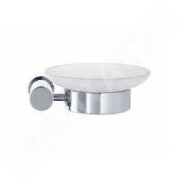 Duravit D-Code - Porte-savon avec support, droite, verre mat/chroem 0099181000