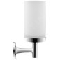 Duravit Starck T - Verre pour brosse à dents et dentifrice avec support, chrome/verre dépoli 0099311000