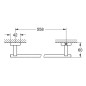 Grohe Essentials Cube - Porte-serviettes, supersteel 40509DC1