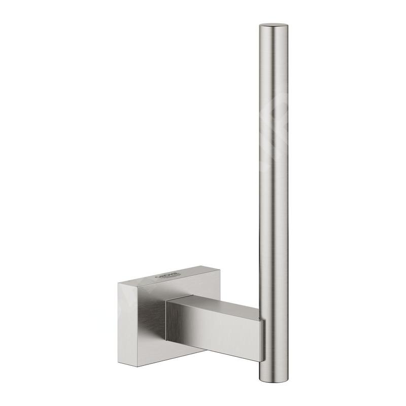Grohe Essentials Cube - Porte-rouleaux de rechange, supersteel 40623DC1