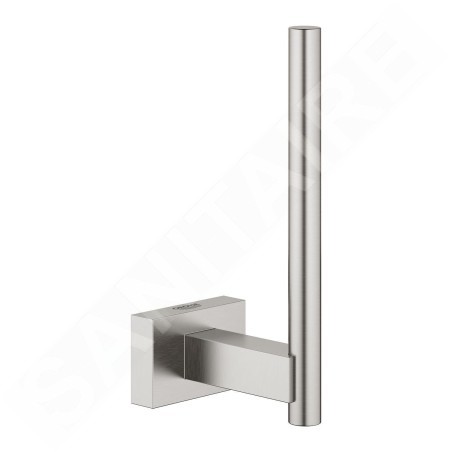 Grohe Essentials Cube - Porte-rouleaux de rechange, supersteel 40623DC1