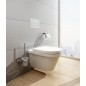 Ravak Chrome - Support avec brosse WC, chrome / verre X07P196