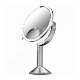 Simplehuman Miroirs cosmétiques - Miroir cosmétique avec éclairage LED, inox brossé ST3024